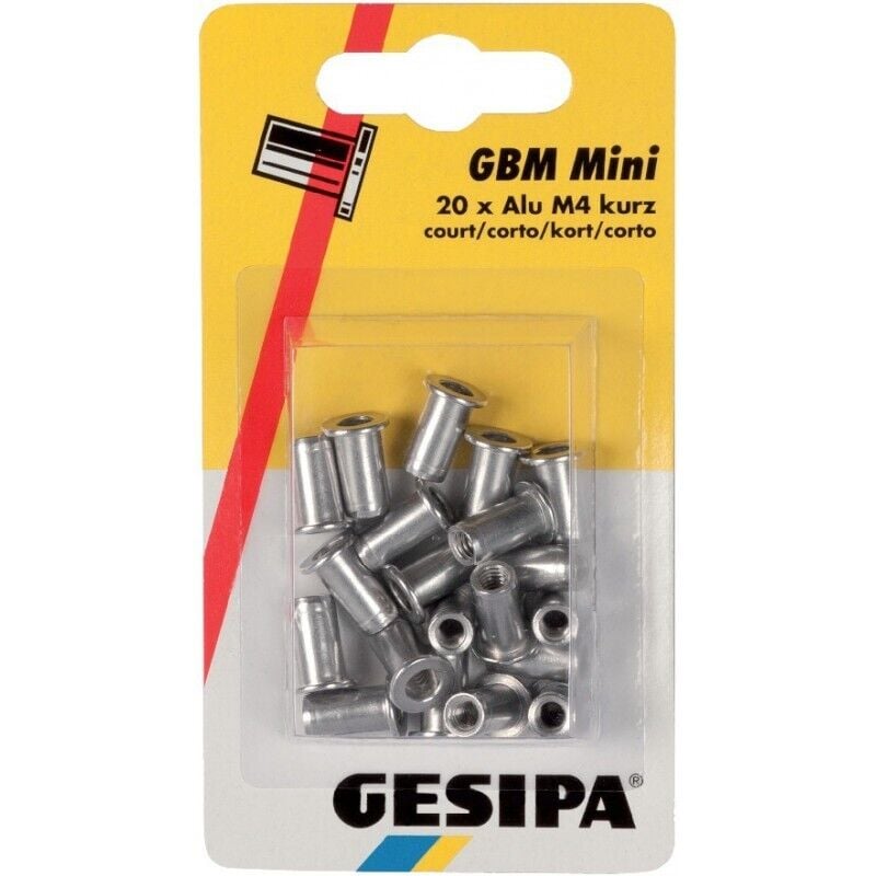 Crous aveugles en mini-pack M4 moyens Gesipa 1 pcs