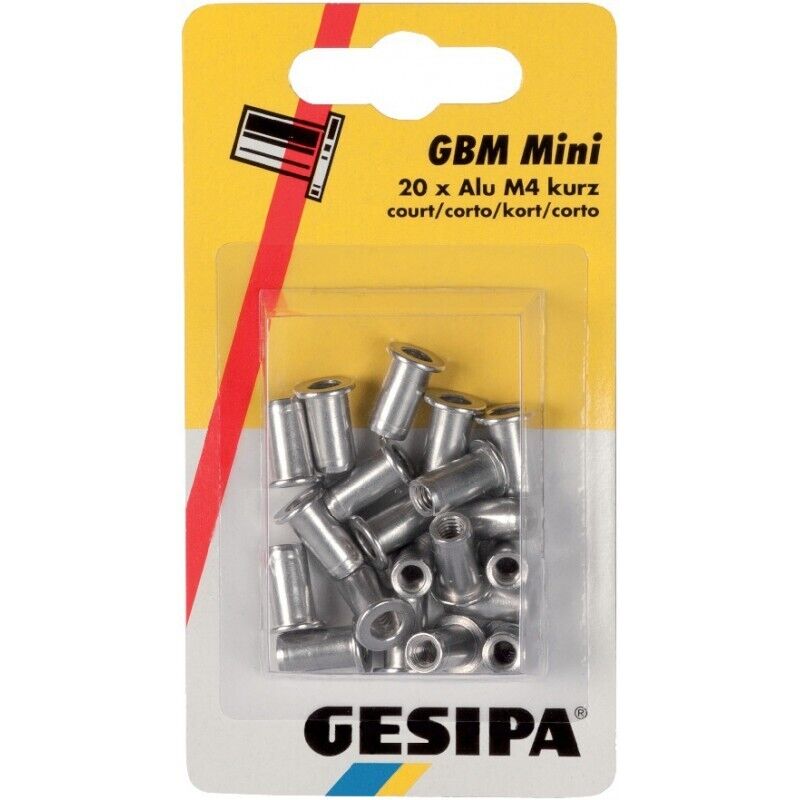 Gesipa - crous aveugles en mini-pack M5 moyens 1 pcs