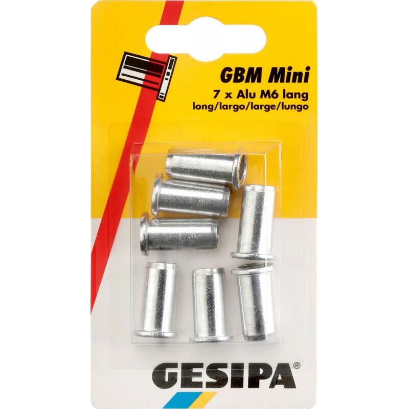 Crous aveugles en mini-pack M6 moyens Gesipa 1 pcs