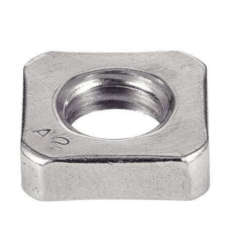 Ecrous bas carré inox - Qualite Inox: A2 - Diamètre: 5