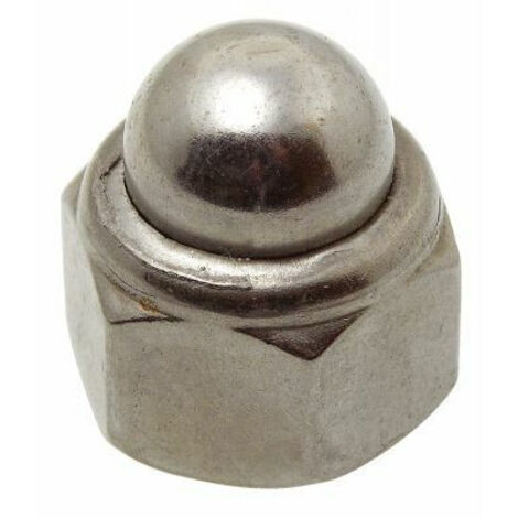 Ecrous borgne indesserable inox - Qualite Inox: A2 - Diamètre: 8