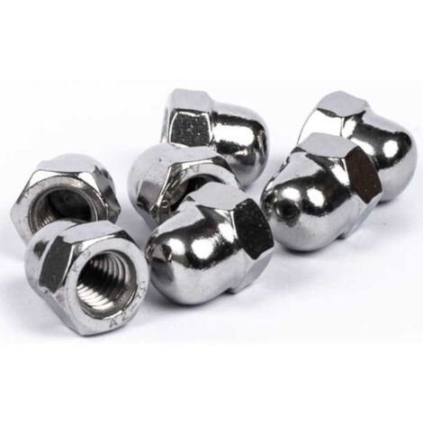 Ecrous borgnes inox A2 - 100 pcs - 5 mm