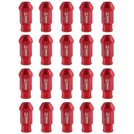 Écrous de moyeu rouges, vis de moyeu de pneu, vis de cache-moyeu, vis de voiture, écrous
