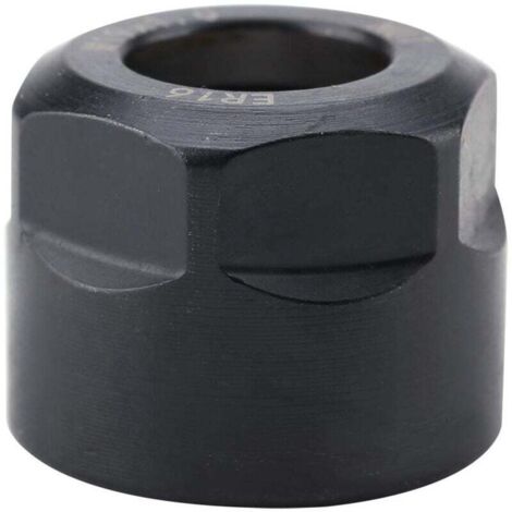 Écrous de serrage dynamiques Zoternen ER16 A/M/A&M, écrou d'équilibrage, support de mandrin de fraisage CNC en métal, pièce de rechange pour tour (ER16-A&M- M191,0 noir)