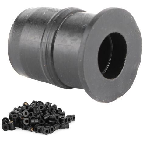 Écrous en caoutchouc M5 5mm pour fixation de pare-brise moto - Lot de 100 pièces