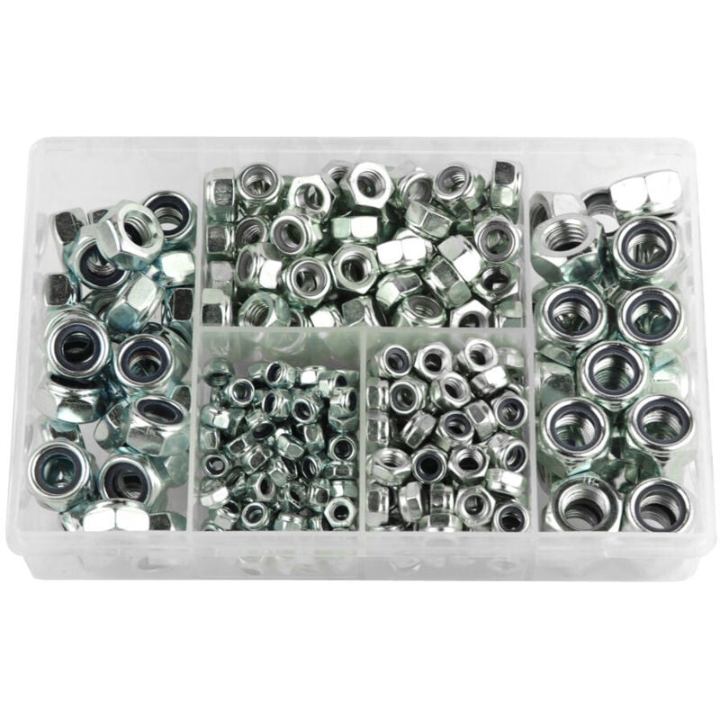 Oc-pro - Ecrous freins (nylstop) din 985 assortiment de 335 ecrous