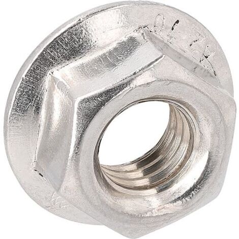 Écrous hexagonaux à collerette sans denture de blocage DIN 6923 A4-80 M 10 conditionnement : 100
