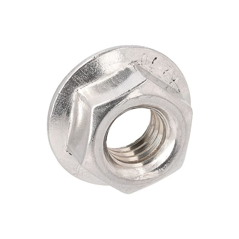 Crous hexagonaux avec bride Cl.8 din 6923 galv. m 6 conditionnement : 1000