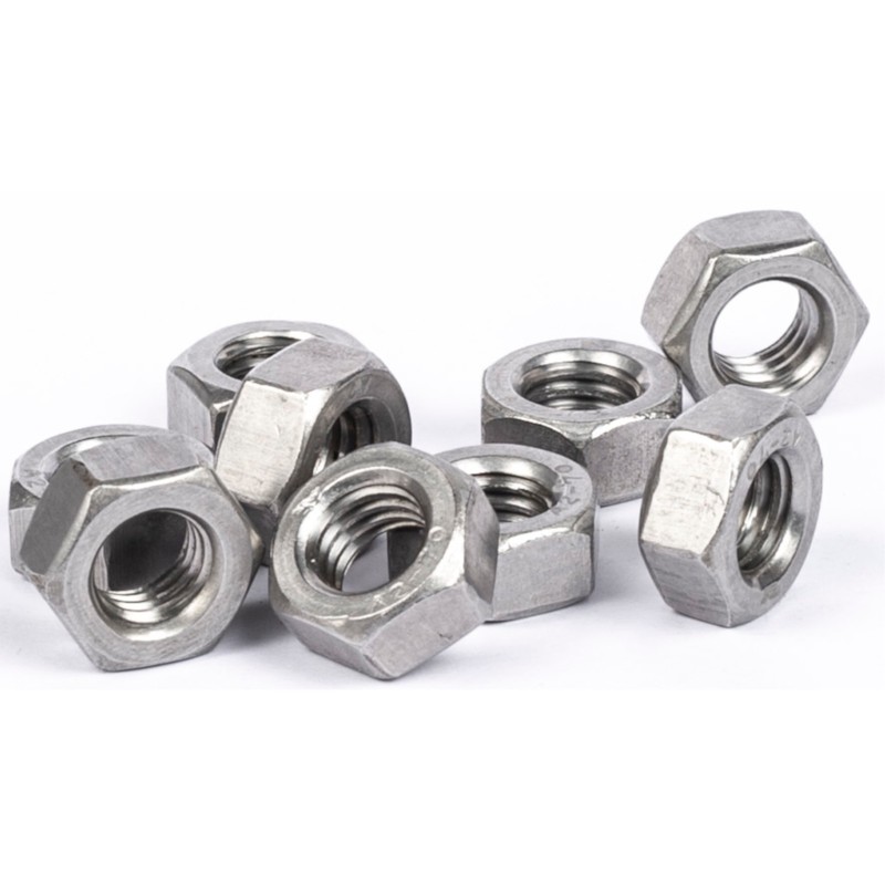 Ecrous hexagonaux freins inox A4 marine 3-100 pcs