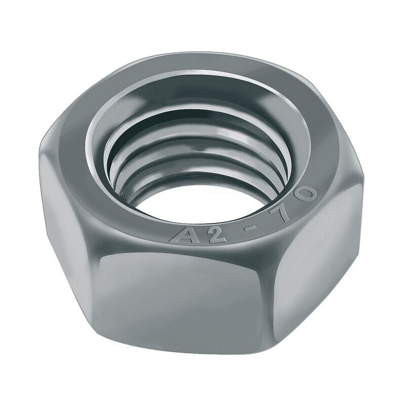 Crous hexagonaux Hu inox A4, diamètre 12 mm, boîte de 100 pièces Acton