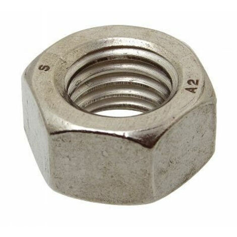 Ecrous HU pas à gauche inox - Qualite Inox: A2 - Diamètre: 8