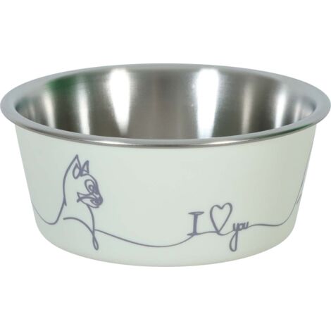 Ecuelle antidérapante pour chats Love cat