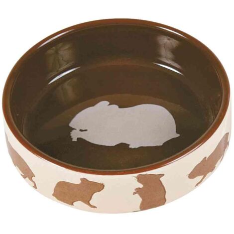 ECUELLE CÉRAMIQUE AVEC MOTIFS, HAMSTERS, 80 ML/Ø 8 CM ZOO 60732