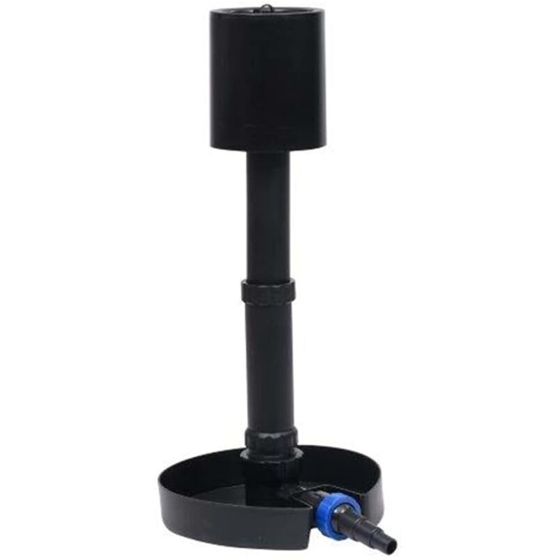 Écumeur de surface pour bassin, nettoyeur de surface autonome, élimine les feuilles, brindilles, poussières et réduit les algues, noir
