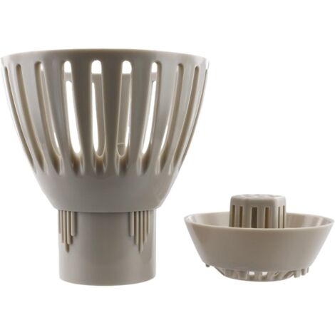 Écumoire de bassin, filtre à feuilles pour étangs, écumoire réglable pour le contrôle de l'eau et la collecte des débris, plastique 50/75/90/110 mm (50 mm)
