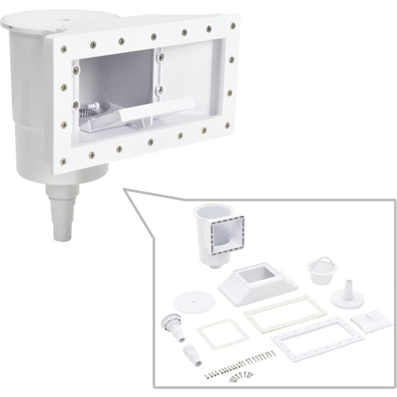 Écumoire de piscine à large ouverture 11 pcs 34,3x25x30,5 cm