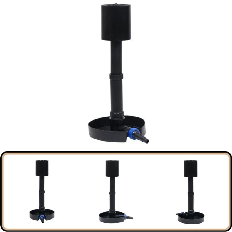 Cumoire de surface d'étang sur pied - Écumoire D'étang - Nettoyeur De Surface D'eau - Accessoires Pour Fontaines - Entretien D'étang - Réduction