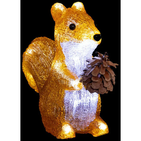 1001KDO Ecureuil lumineux exterieur de noel