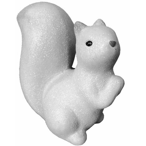 Écureuil pailleté de décoration en céramique