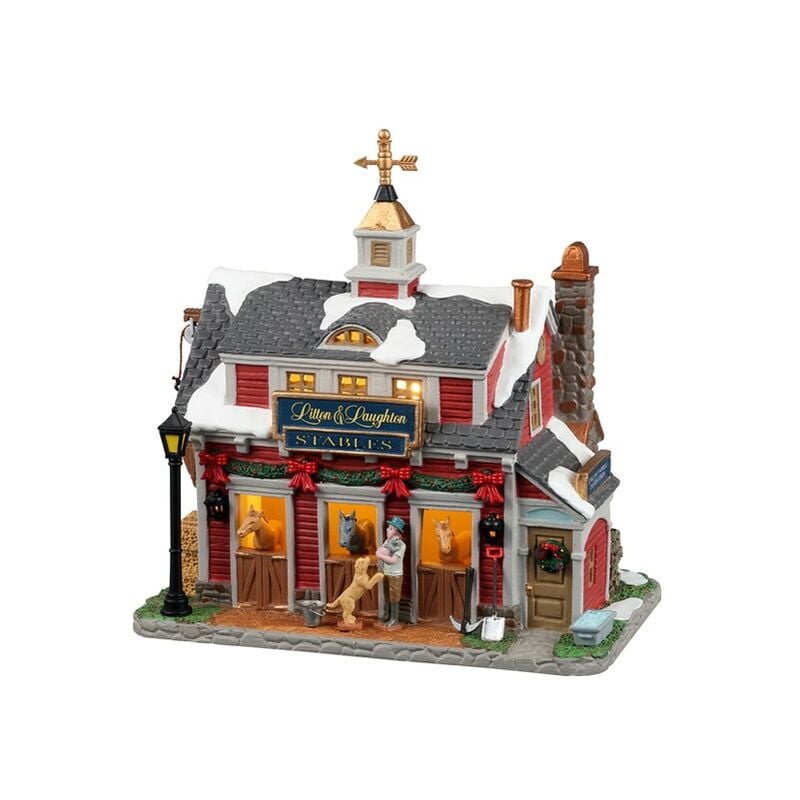Lemax - Litton & Laughton Stables b/o 4.5V Réf. 25934