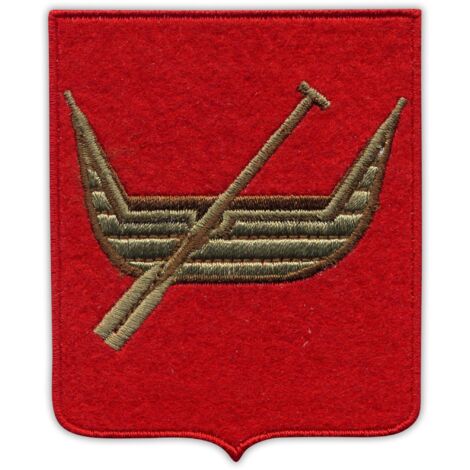 Écusson brodé représentant les armoiries de la ville de Lodz
