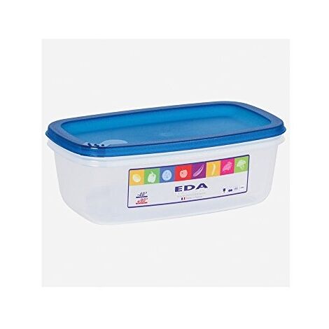Eda Boîte de conservation rectangulaire turquoise 1,5 L