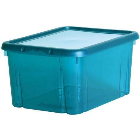 EDA - Boîte de rangement Funny box 8l bleu canard