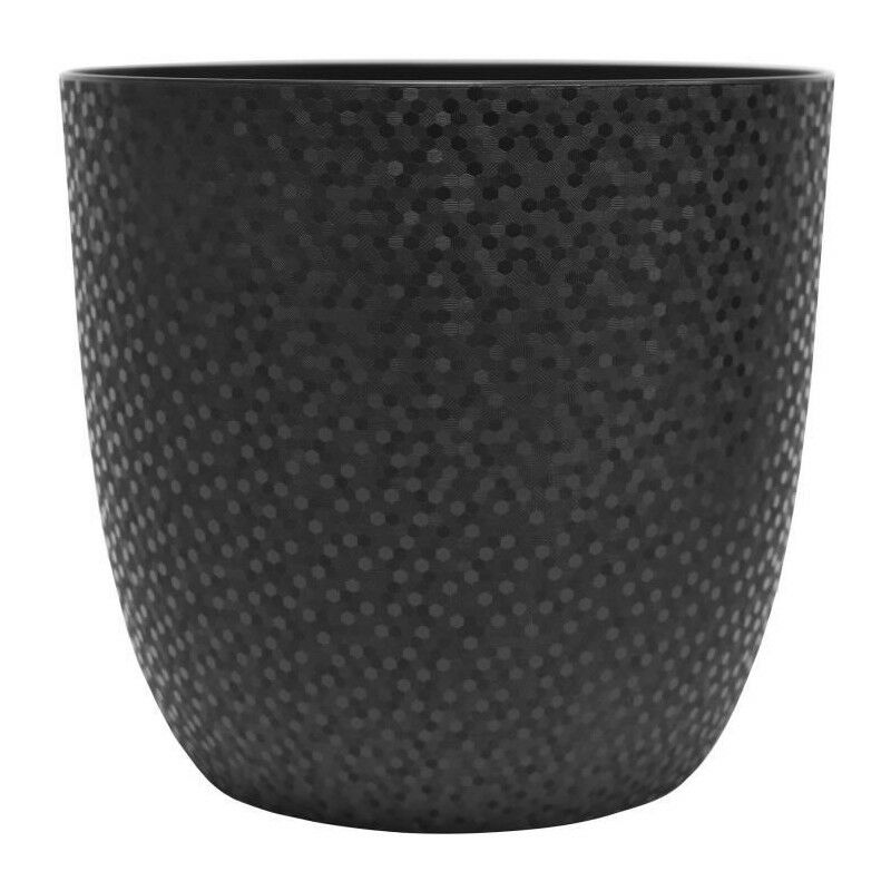 Cache-pot opale ø 29,5 cm - Volume 14,8 l - Noir - EDA