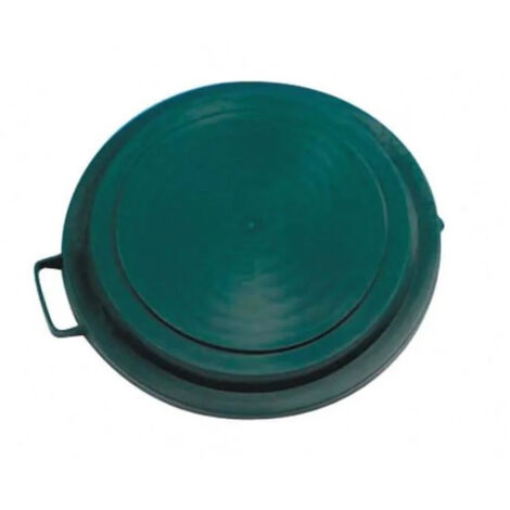 EDA - Couvercle de poubelle d'extérieur - 75 L - vert