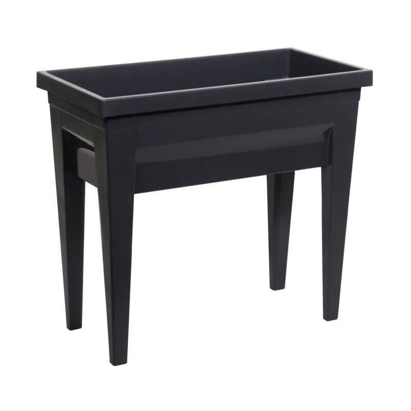 Espace potager sans serre vegtable l x l x h 76 x 38,5 x 68 cm gris anthracite EDA