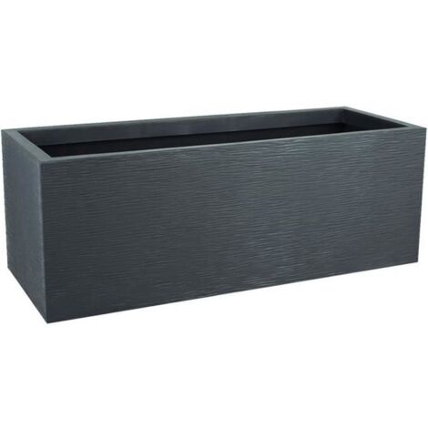 Eda Graphit Up Blumenkasten grau anthrazit 57 Liter