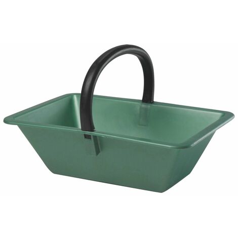 EDA – Panier de récolte 14l en plastique robuste – Conception ergonomique pour transport facile – Idéal pour fruits et légumes