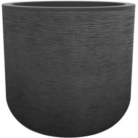 EDA PLASTIQUE - GRAPHIT'UP RUNDER TOPF 40 CM - 32,5 L - ANTHRAZITGRAU