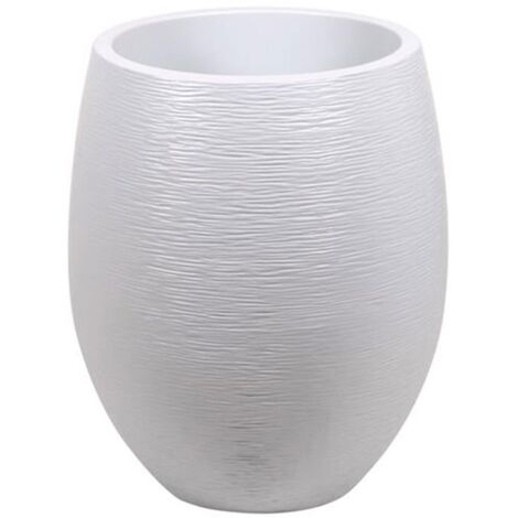 EDA Plastiques - Jardinière Egg - Blanc cérusé - 53L