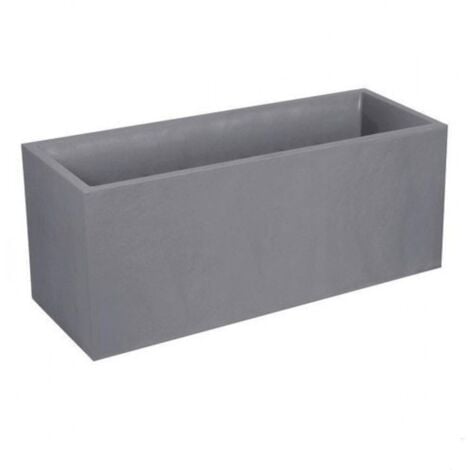 Jardiniere Volcania Anthracite - 99.5x39x43cm 98L - EDA Plastiques