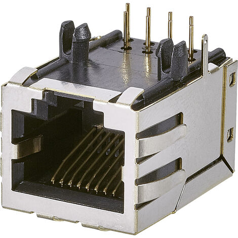 EDAC A00-108-220-450 Modular-Einbaubuchse, 1 Port, A00-108-220-450 Buchse, Einbau vertikal  Pole: 8P