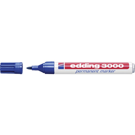 Edding 3000 4-3000-1-1003 Permanentmarker Blau wasserfest: Ja