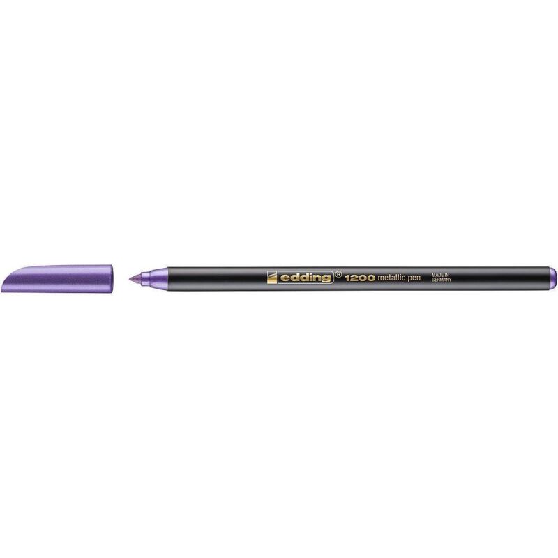 Feutres de coloriage 1200 colourpen metallic violet métallique graduation 1-3 mm pointe ronde