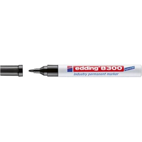 EDDING 4-8300001 Permanentmarker 8300 industry schwarz Strichbreite 1,5-3 mm Run