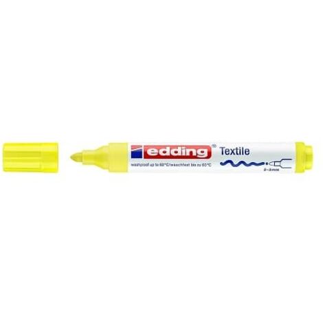 Edding 4500 Marcador para tela Punta conica fluor  Amarillo