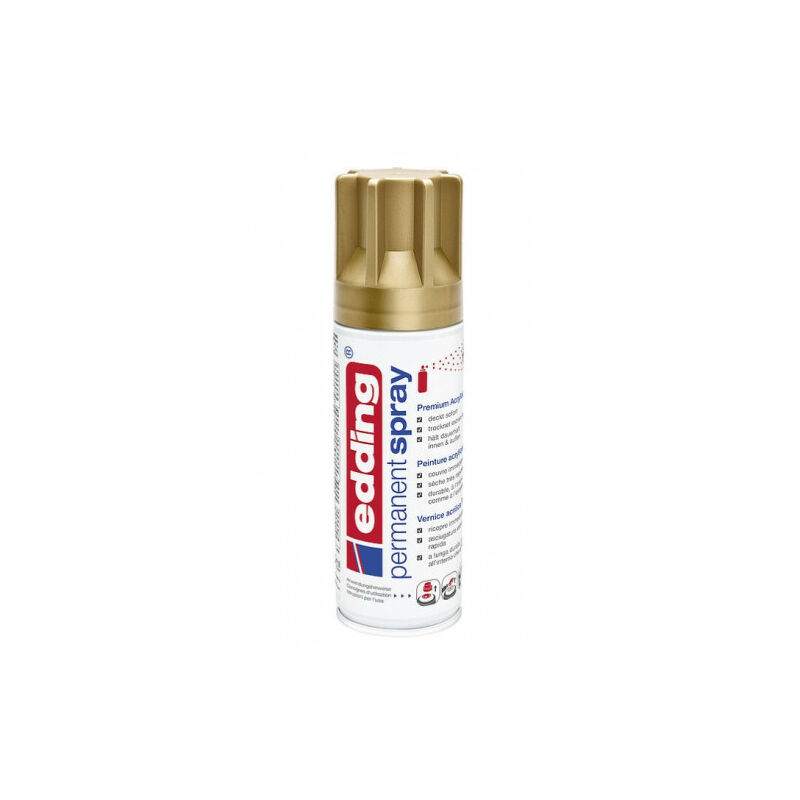 Image of Edding 5200 oro vernice acrilica bomboletta spray 200 ml