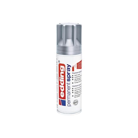 edding 5200 Permanent Spray Premium silber matt Acrylic Paint Pinsel & Stifte