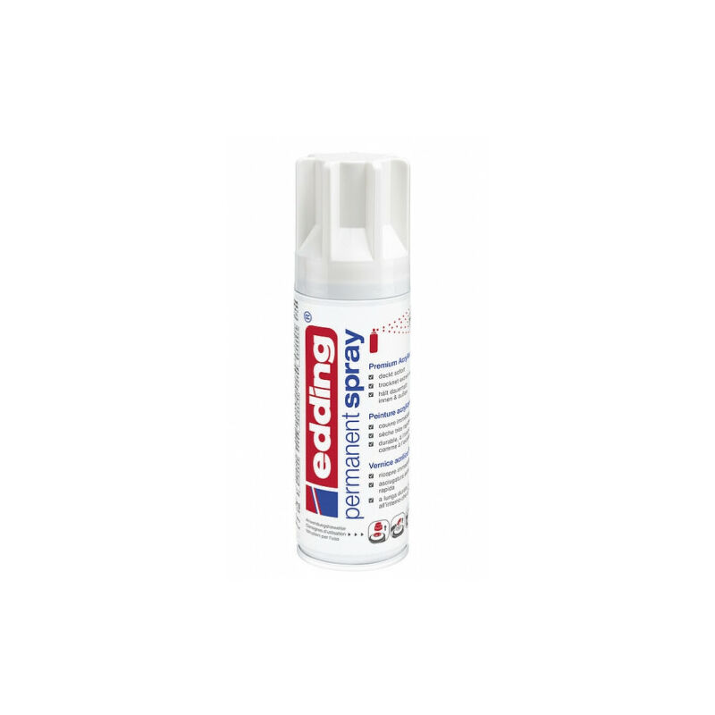 Image of Edding - 5200 vernice acrilica bianco bomboletta spray 200 ml