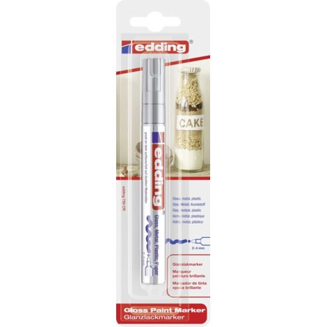 edding 750 gloss paint marker silber 2 - 4 mm Marker