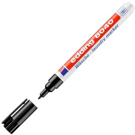 Edding 8040 – Marcador para ropa – 0,04 " – La redacción de color negro