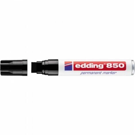 Edding 850 4-850001 Permanentmarker Schwarz wasserfest: Ja