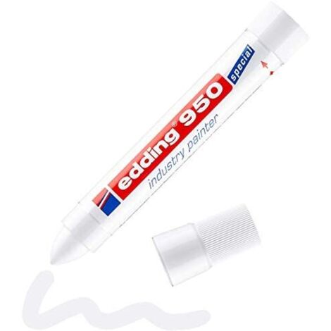 Edding 950 pennarello permanente Punta tonda Bianco 1 pz(i)