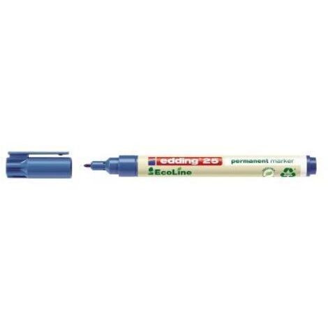 Edding e-25 EcoLine 4-25003 Permanentmarker Blau wasserfest: Ja
