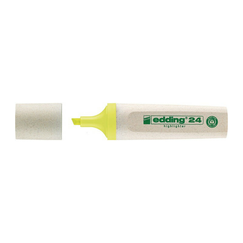 Image of Surlicator 24 giallo Ecoline Graduation 2-5 mm Edding Beveuture Pointe (di 10)
