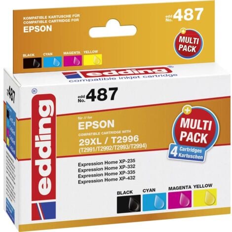 Epson 604XL cartouche d'encre compatibles - Marque UPrint - pack